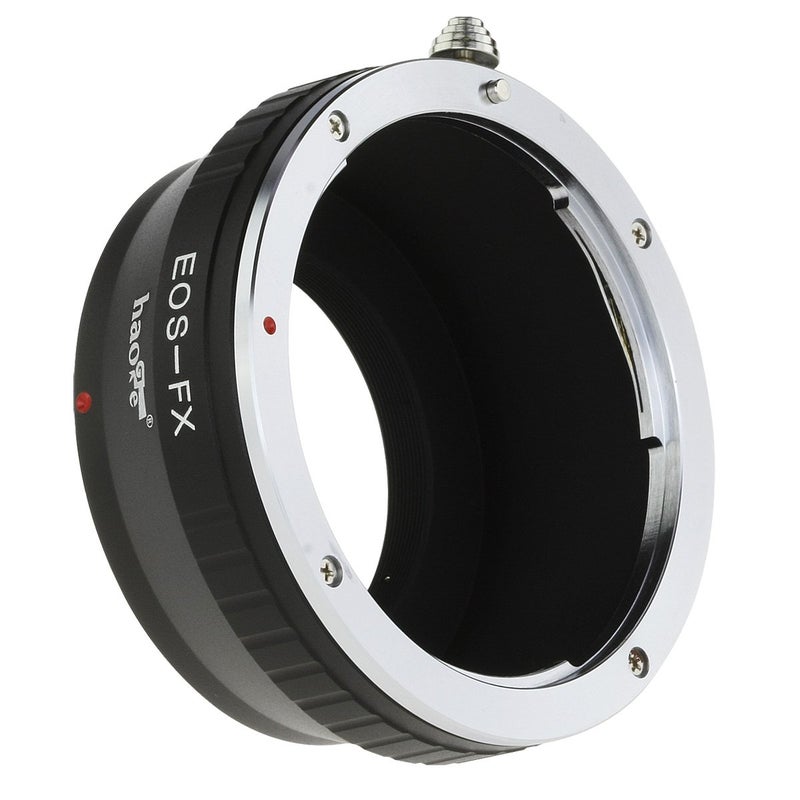 Haoge Lens Mount Adapter for Canon EOS EF EF-S Lens to Fujifilm Fuji X FX Mount Camera Such as X-A2 X-A3 X-A5 X-A10 X-A20 X-E1 X-E2 X-E2s X-E3 X-H1 X-M1 X-Pro1 X-Pro2 X-T1 X-T2 X-T3 X-T10 X-T20 X-T30 - Image 1